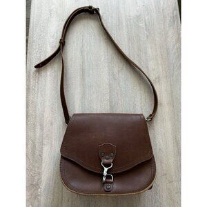 Saddleback Leather Co Hobo Crossbody Purse Large Deep Brown